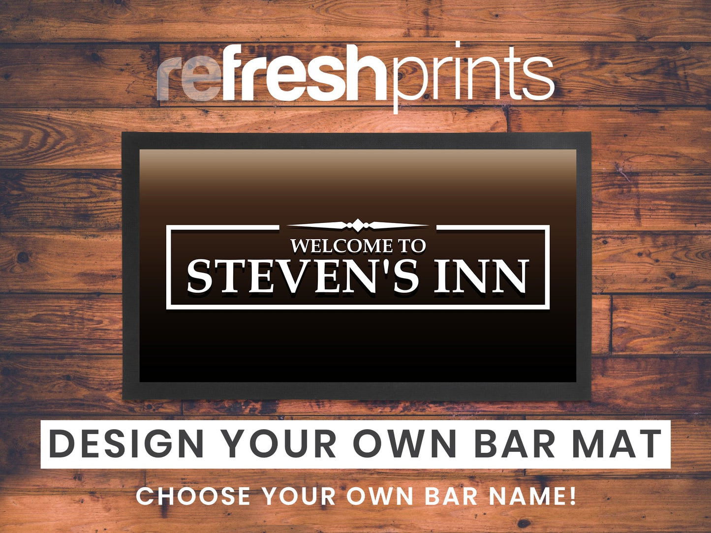 Stout Beer Regular Bar Runner - Bar - Mats.co.uk