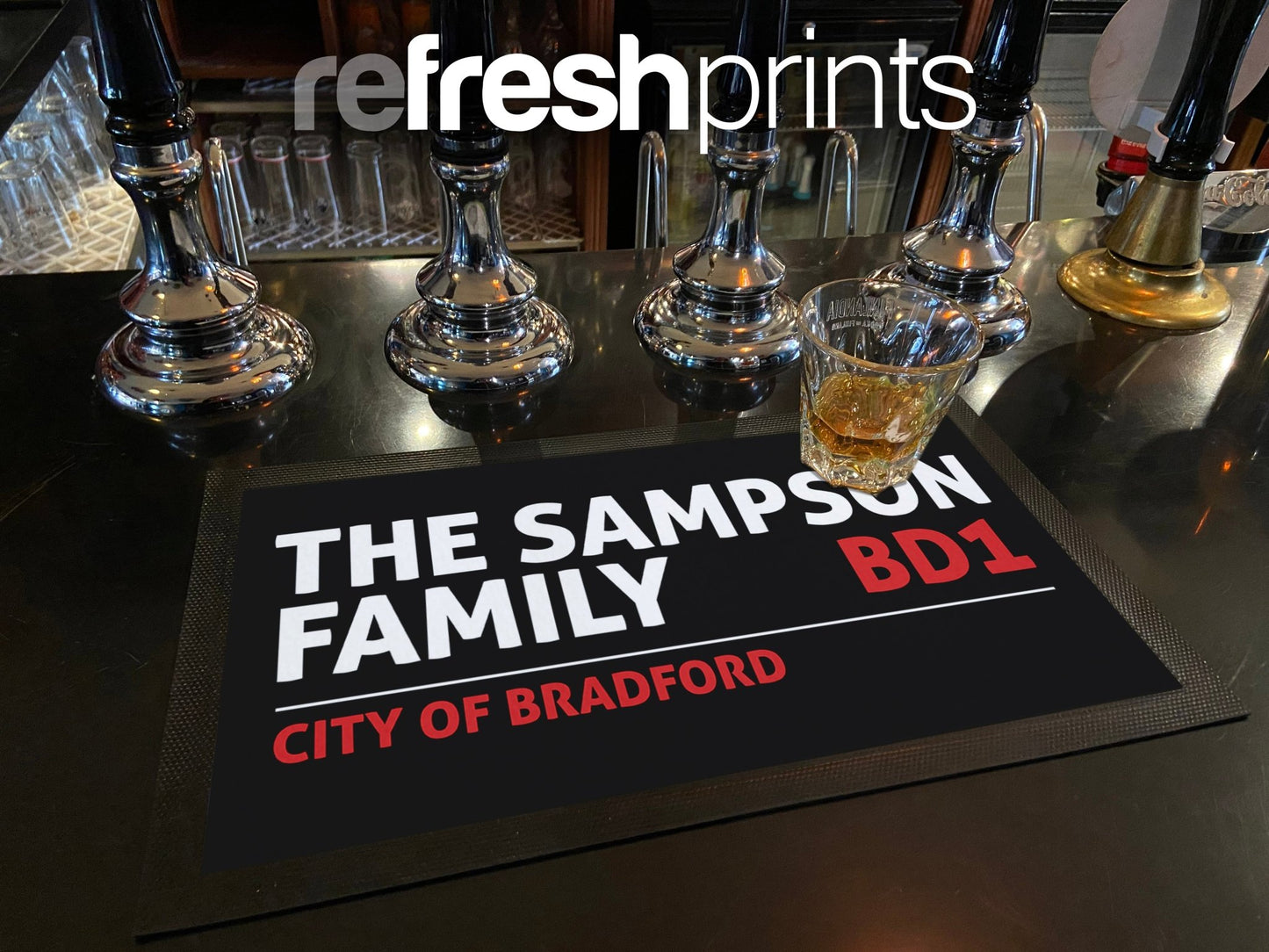 Street Sign Regular Bar Runner - Bar - Mats.co.uk