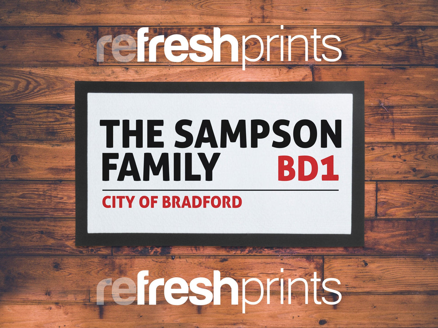 Street Sign Regular Bar Runner - Bar - Mats.co.uk