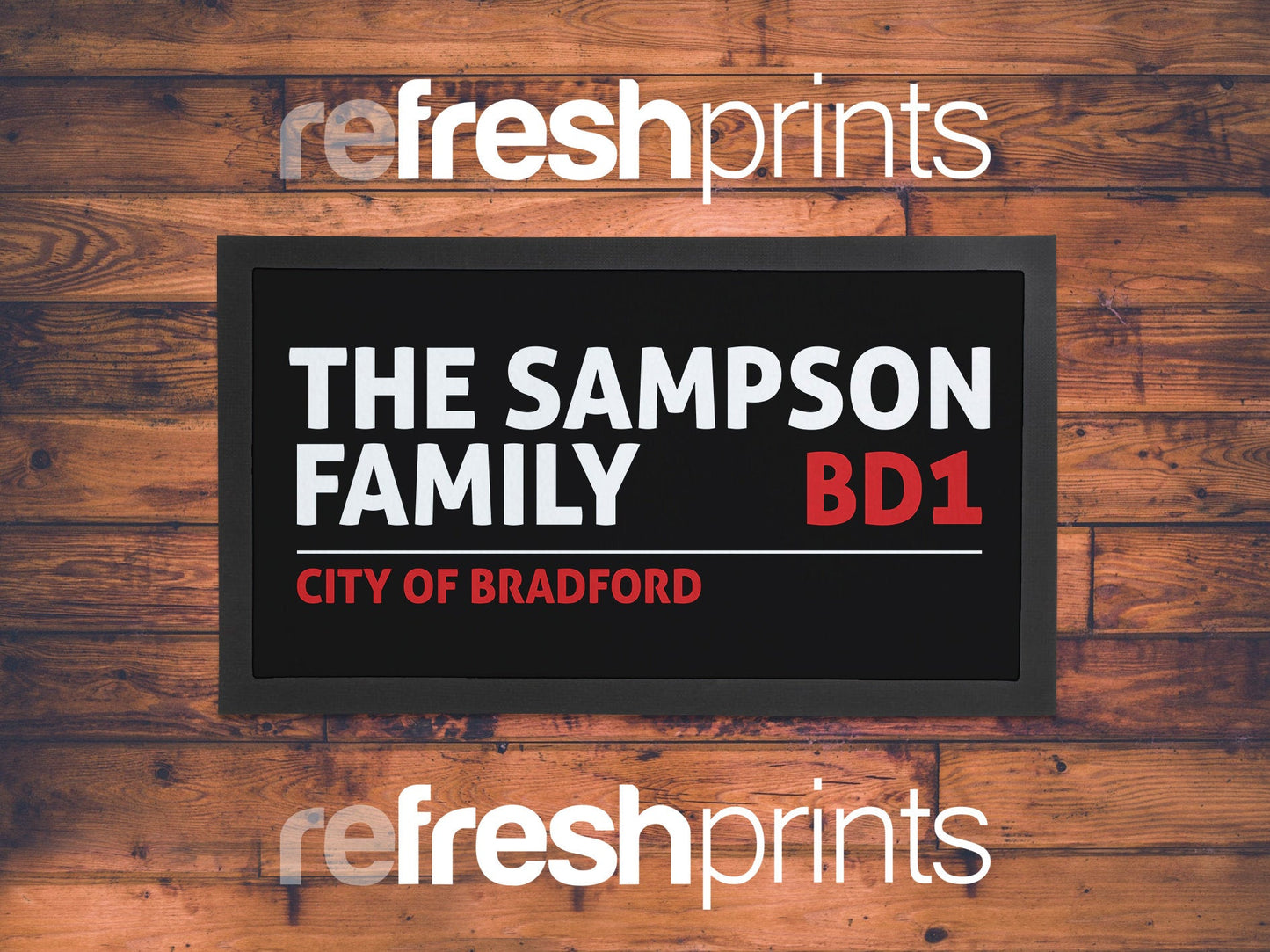 Street Sign Regular Bar Runner - Bar - Mats.co.uk