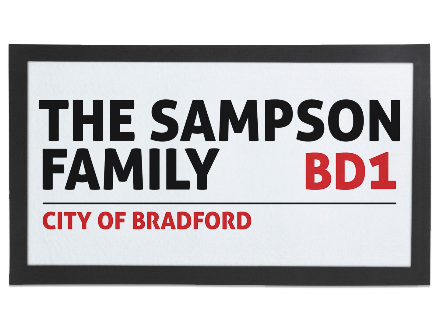 Street Sign Regular Bar Runner - Bar - Mats.co.uk