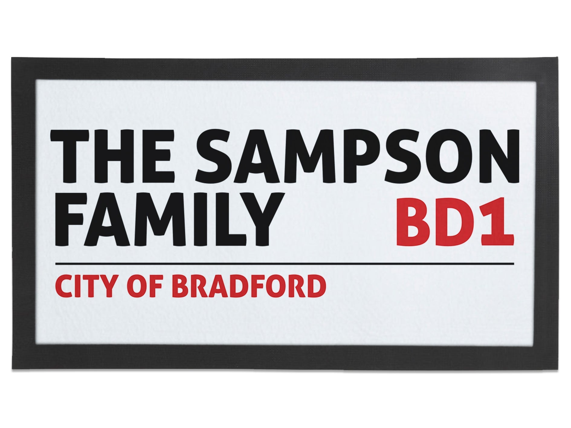 Street Sign Regular Bar Runner - Bar - Mats.co.uk