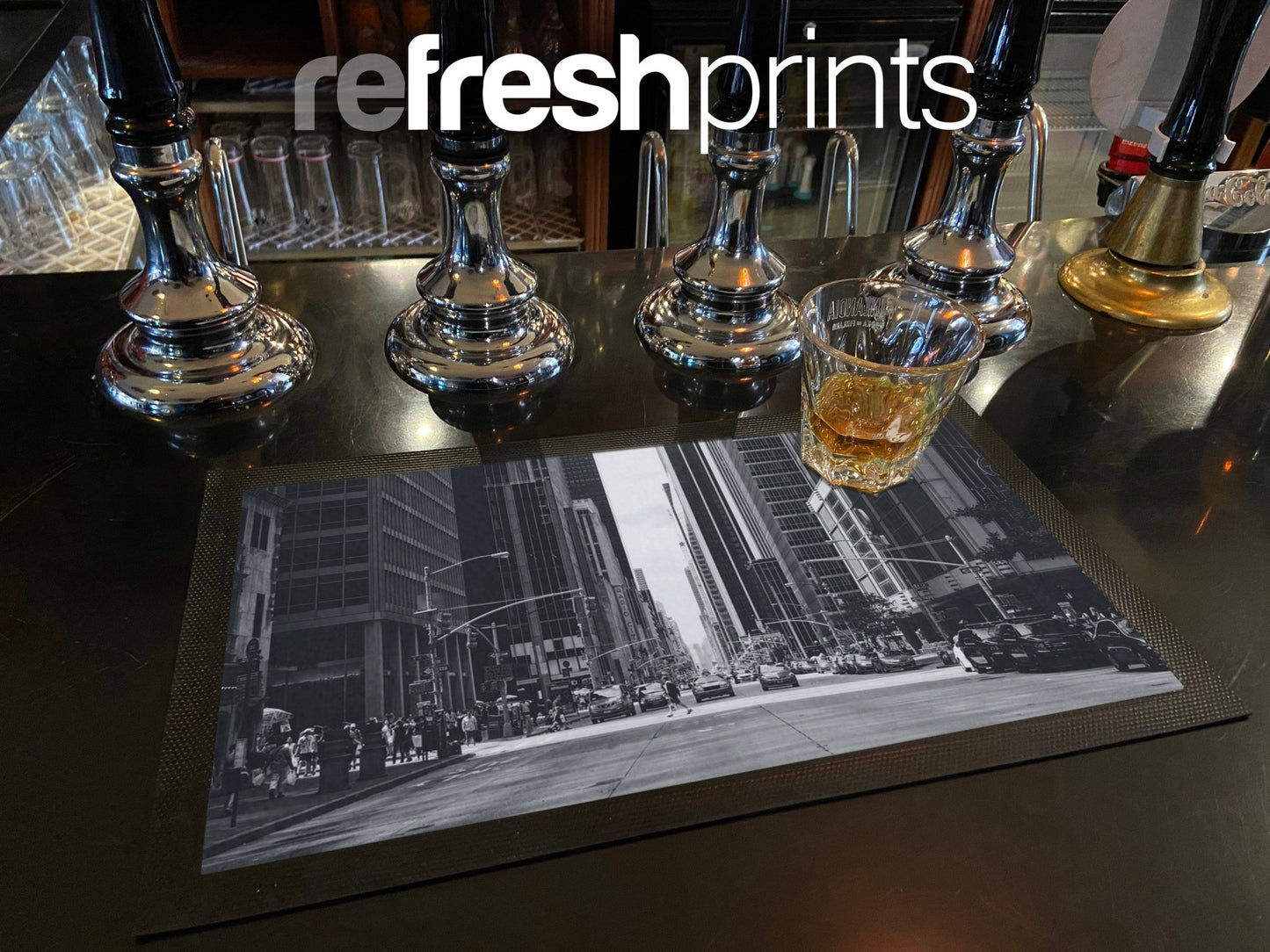 Stylised Photo Regular Counter Mat - Bar - Mats.co.uk