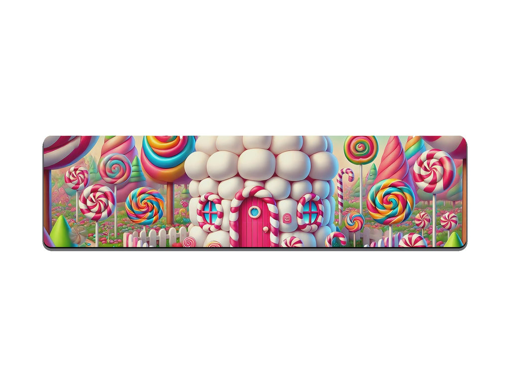 Sweet and Fluffy Marshmallow House Gaming Mat - Desk Mat - 3 SIZES - Bar - Mats.co.uk