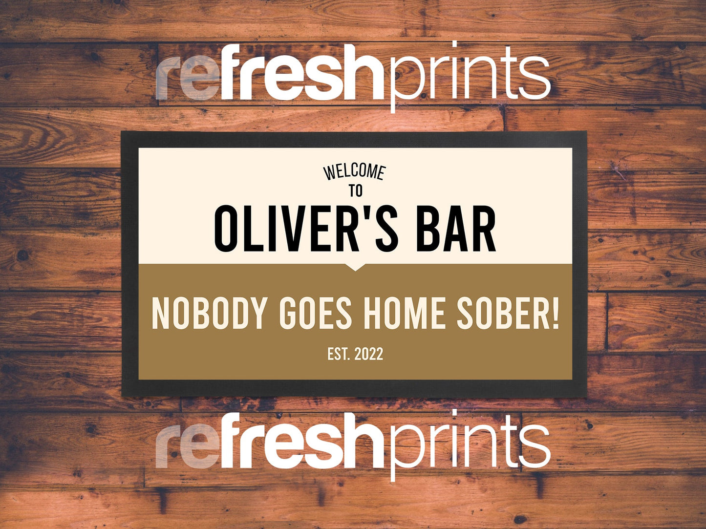 Two Tone Regular Bar Runner - Bar - Mats.co.uk