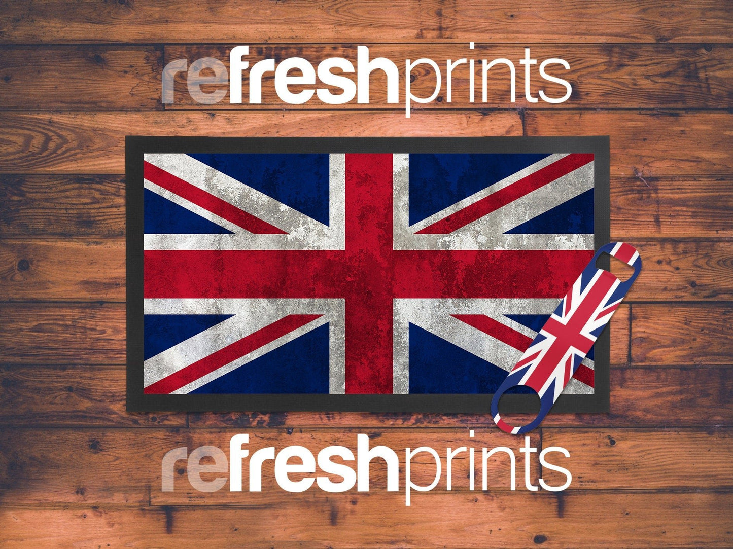 Union Jack (UK) Regular Bar Runner - Bar - Mats.co.uk