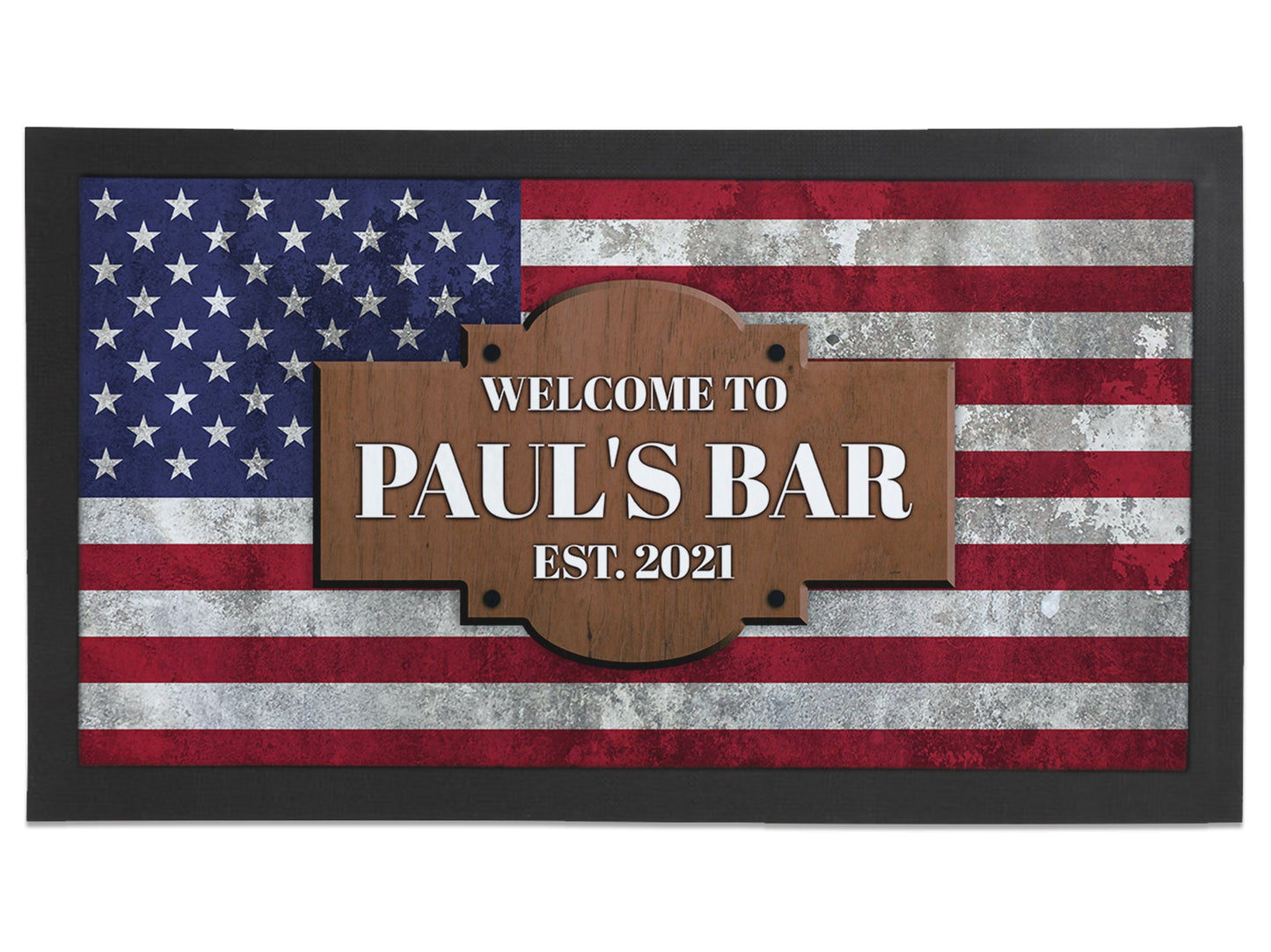 USA Regular Bar Runner - Bar - Mats.co.uk