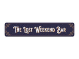 Vintage Name Slim Bar Runner - Bar - Mats.co.uk