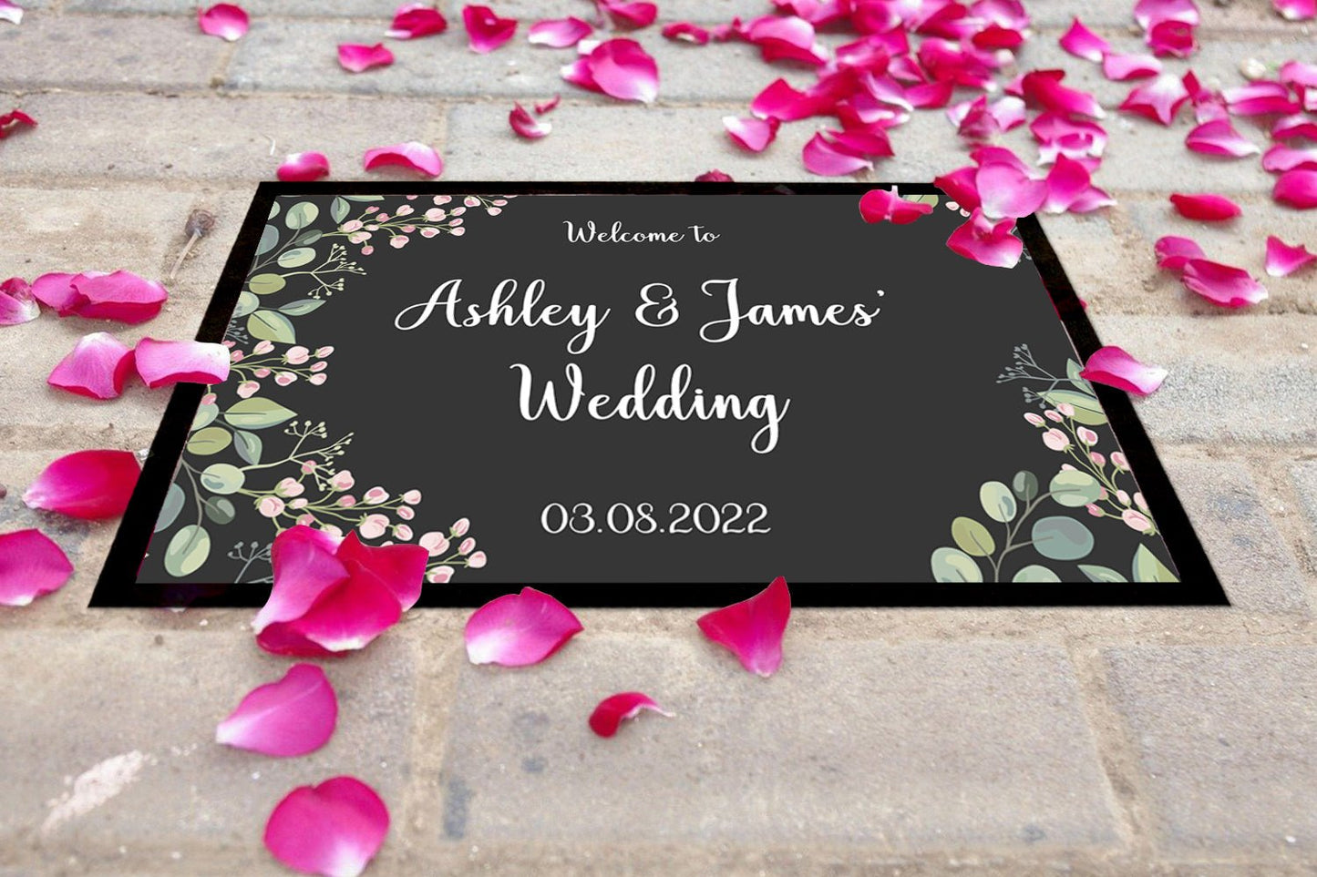 Wedding Border Floor Mat - Bar - Mats.co.uk