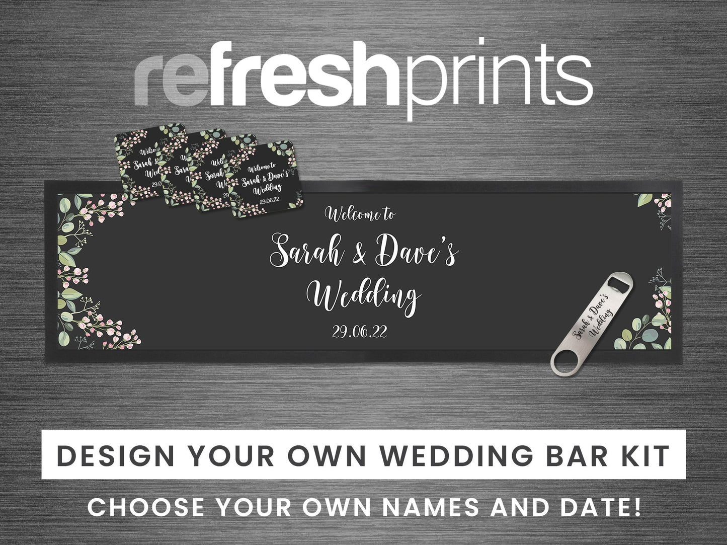 Wedding Border Large Bar Gift Set - Bar - Mats.co.uk