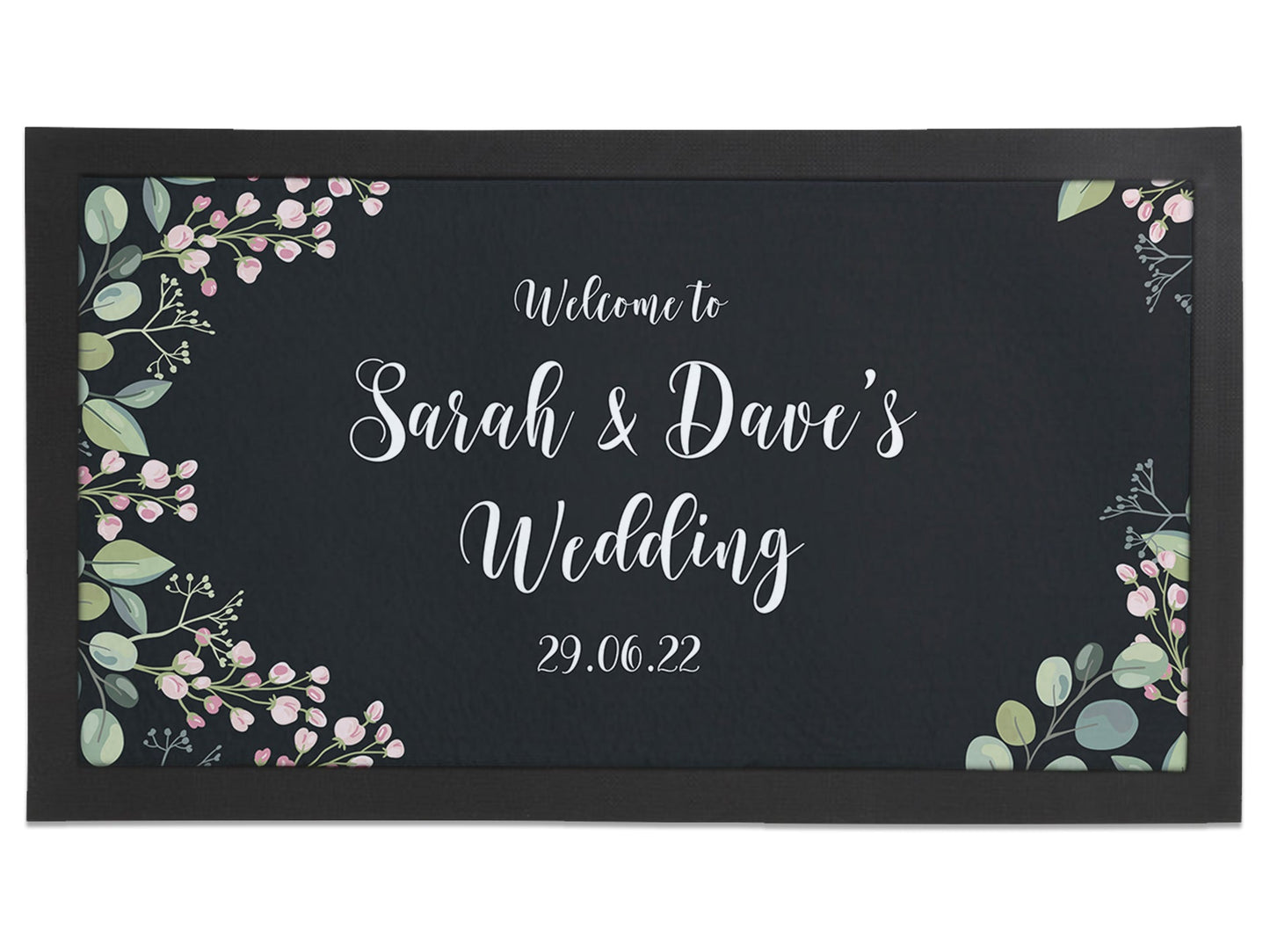 Wedding Border Regular Bar Runner - Bar - Mats.co.uk