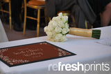 Wedding Border Terracotta Regular Bar Runner - Bar - Mats.co.uk