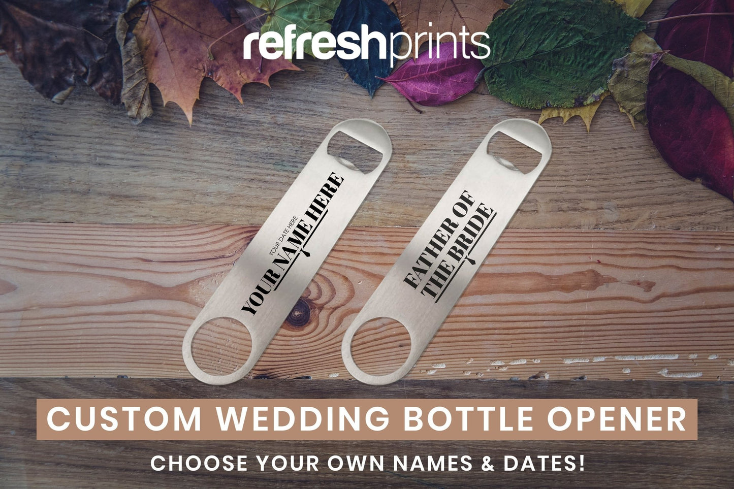 Wedding Bottle Opener - Bar - Mats.co.uk