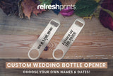 Wedding Bottle Opener - Bar - Mats.co.uk