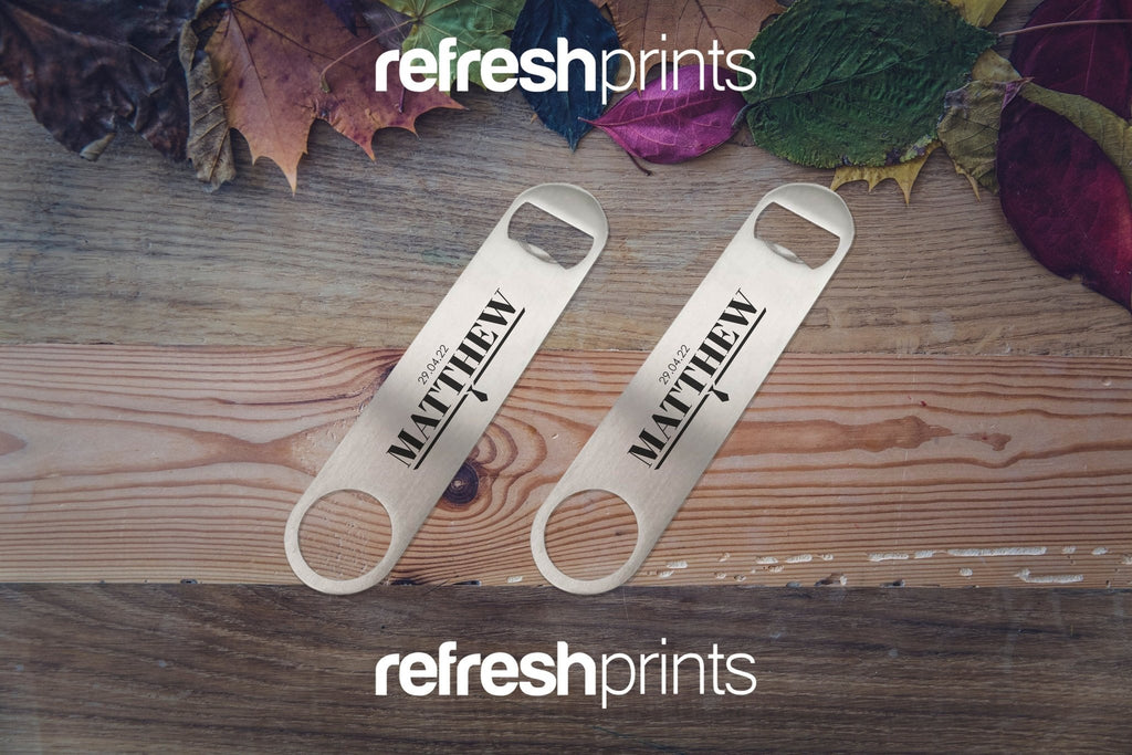 Wedding Bottle Opener - Bar - Mats.co.uk