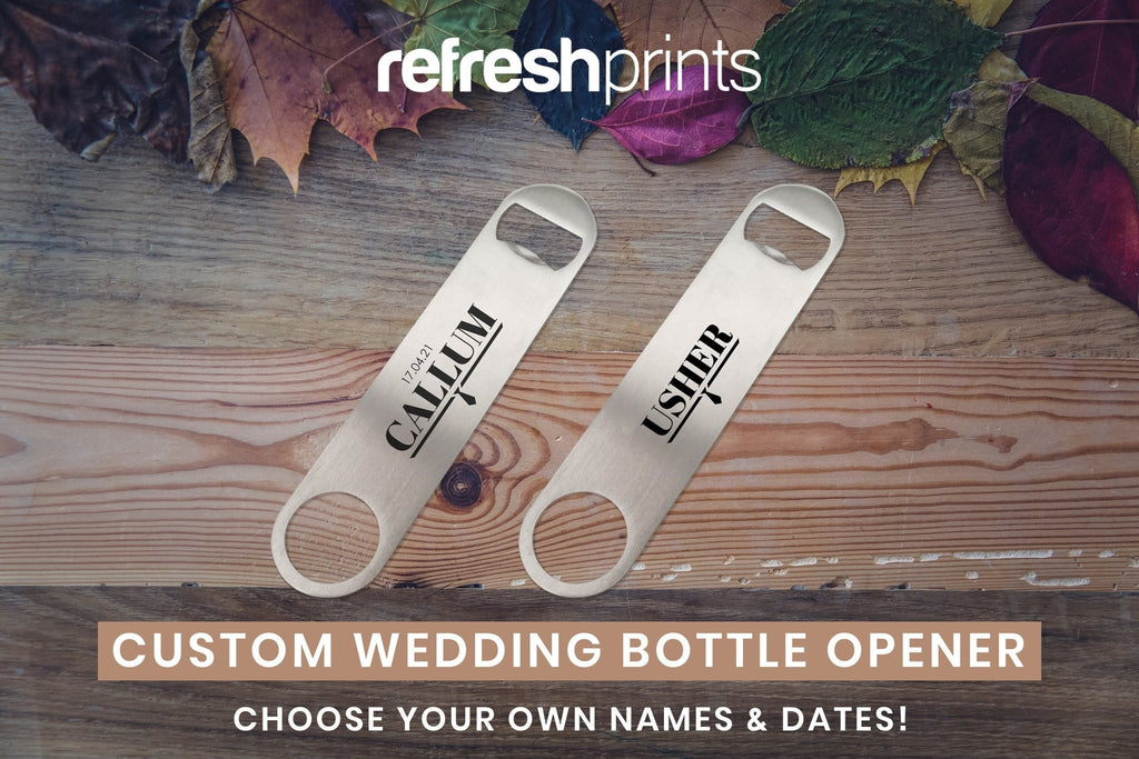 Wedding Bottle Opener - Bar - Mats.co.uk