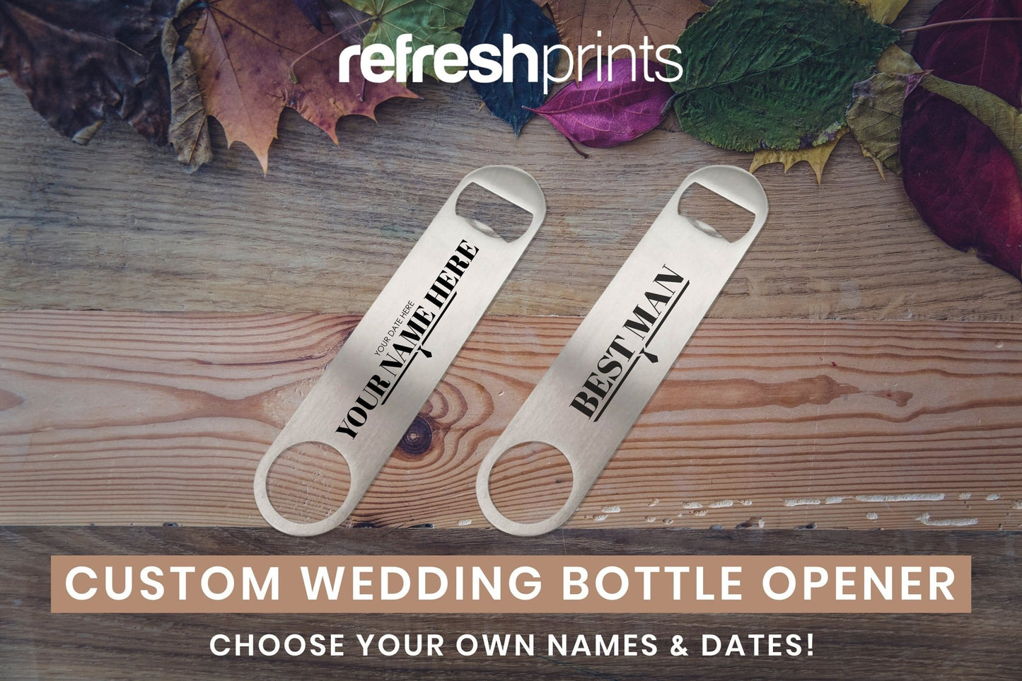 Wedding Bottle Opener - Bar - Mats.co.uk