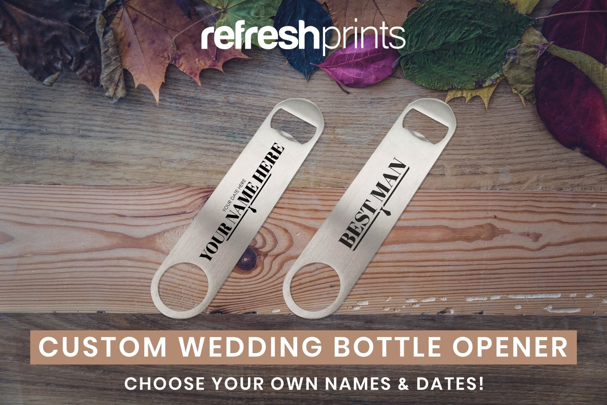 Wedding Bottle Opener - Bar - Mats.co.uk