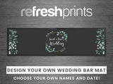 Wedding Circle Large Bar Runner - Bar - Mats.co.uk