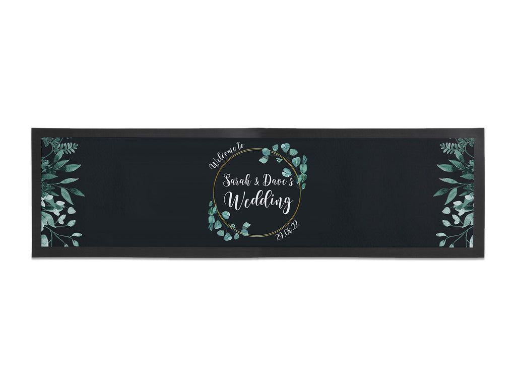 Wedding Circle Large Bar Runner - Bar - Mats.co.uk