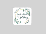 Wedding Coaster - Bar - Mats.co.uk