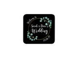 Wedding Coaster (Black) - Bar - Mats.co.uk