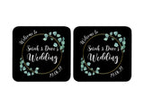 Wedding Coaster (Black) - Bar - Mats.co.uk