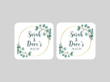 Wedding Coaster Circle - Bar - Mats.co.uk