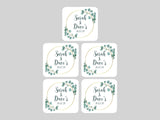 Wedding Coaster Circle - Bar - Mats.co.uk