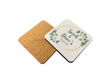 Wedding Coaster Circle - Bar - Mats.co.uk