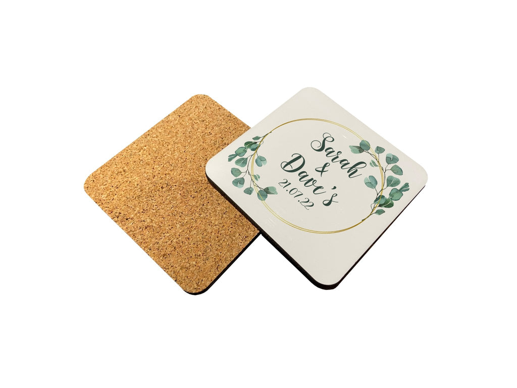 Wedding Coaster Circle - Bar - Mats.co.uk