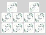 Wedding Coaster Circle - Bar - Mats.co.uk