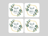 Wedding Coaster Hexagon - Bar - Mats.co.uk