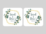 Wedding Coaster Hexagon - Bar - Mats.co.uk