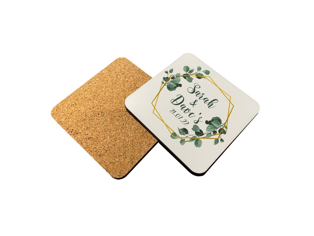 Wedding Coaster Hexagon - Bar - Mats.co.uk