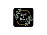Wedding Coaster Hexagon (Black) - Bar - Mats.co.uk