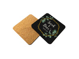 Wedding Coaster Hexagon (Black) - Bar - Mats.co.uk