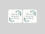 Wedding Coaster I'm Dancing! - Bar - Mats.co.uk