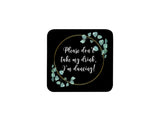 Wedding Coaster I'm Dancing! (Black) - Bar - Mats.co.uk