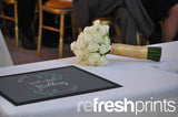 Wedding Floral Circle Regular Bar Runner - Bar - Mats.co.uk