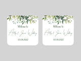 Wedding Green Leaves Coaster - Bar - Mats.co.uk
