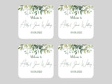 Wedding Green Leaves Coaster - Bar - Mats.co.uk