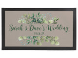 Wedding Leaf Border Regular Bar Runner - Bar - Mats.co.uk