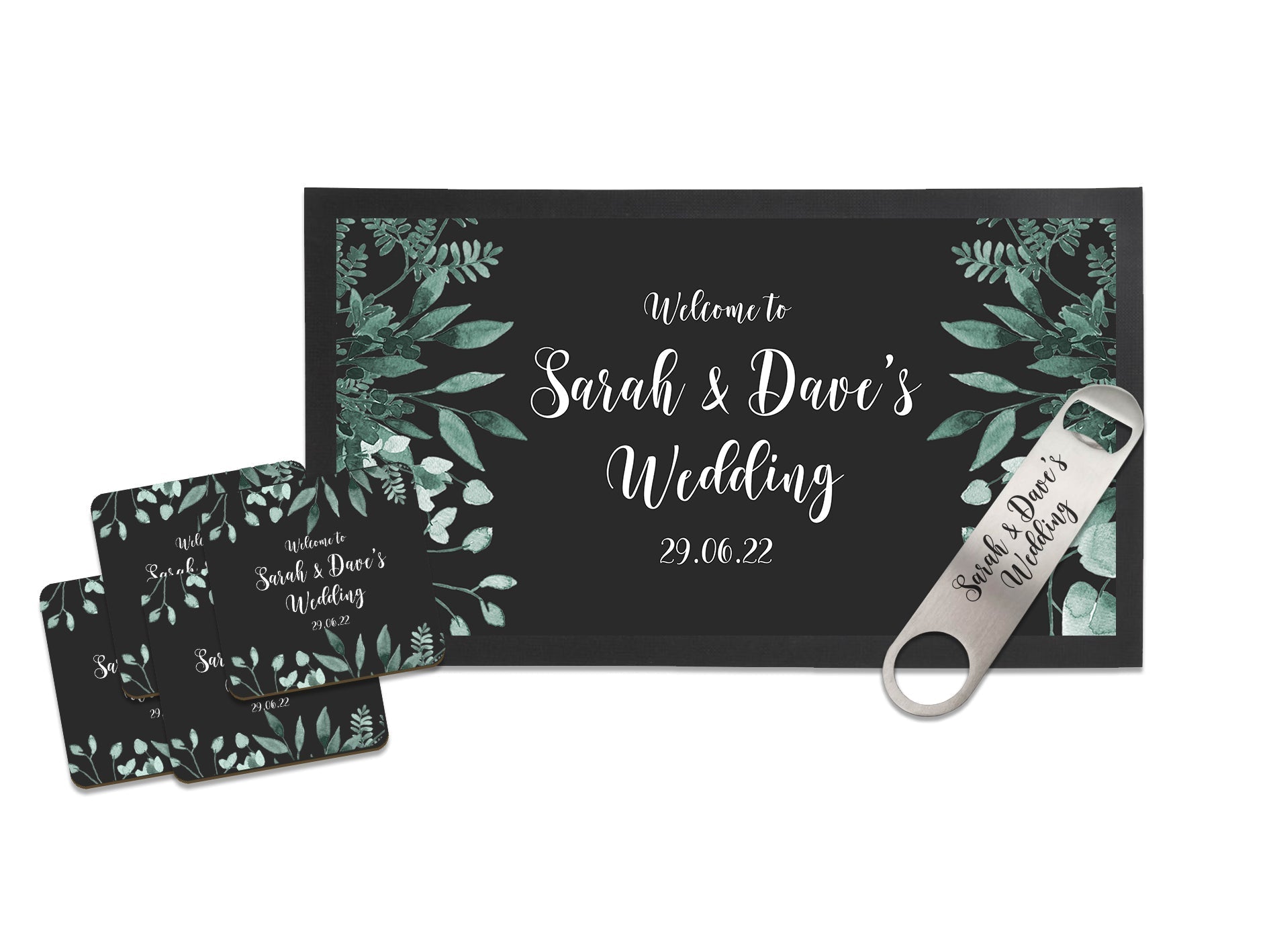 Wedding Leaves Bar Gift Set - Bar - Mats.co.uk
