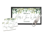 Wedding Leaves Bar Gift Set (White) - Bar - Mats.co.uk