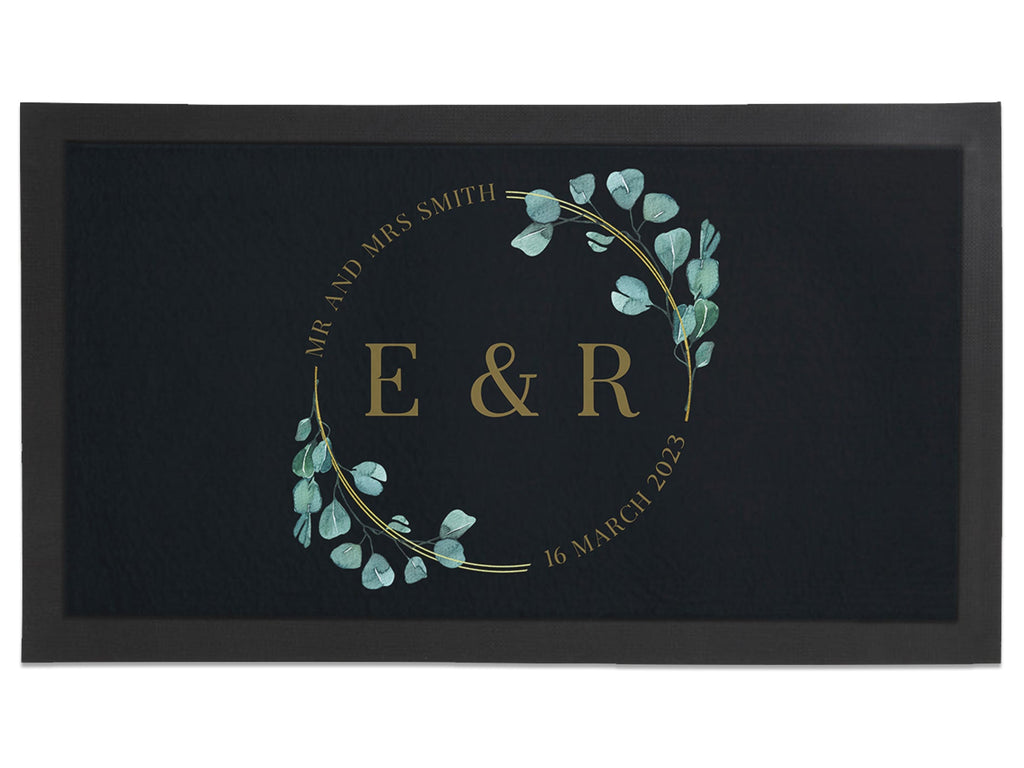 Wedding Leaves Circle Regular Bar Runner - Bar - Mats.co.uk