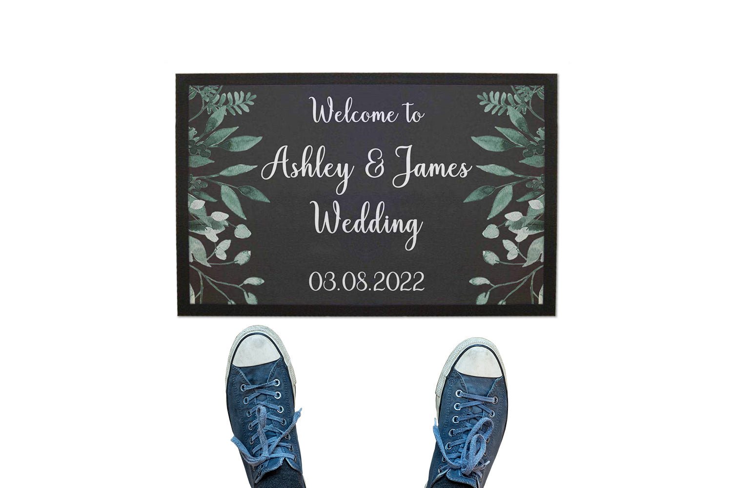 Wedding Leaves Floor Mat - Bar - Mats.co.uk