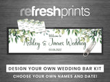 Wedding Leaves Large Bar Gift Set (White) - Bar - Mats.co.uk