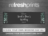 Wedding Leaves Large Bar Runner - Bar - Mats.co.uk