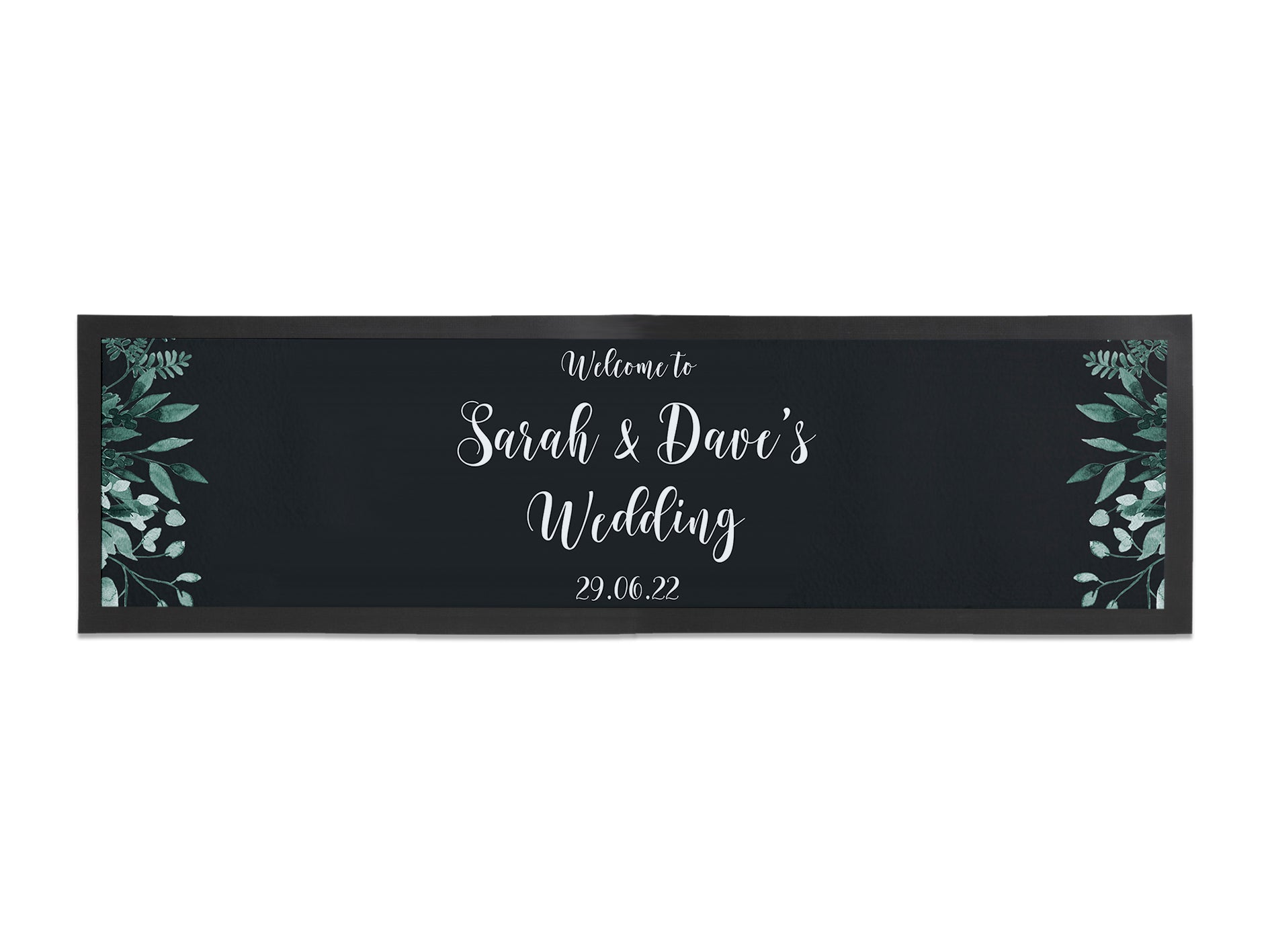 Wedding Leaves Large Bar Runner - Bar - Mats.co.uk